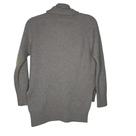 ARITZIA WILFRED FREE Lin Grey Turtleneck Long Sleeve Sweater 100% Wool Size XS - Picture 7 of 7